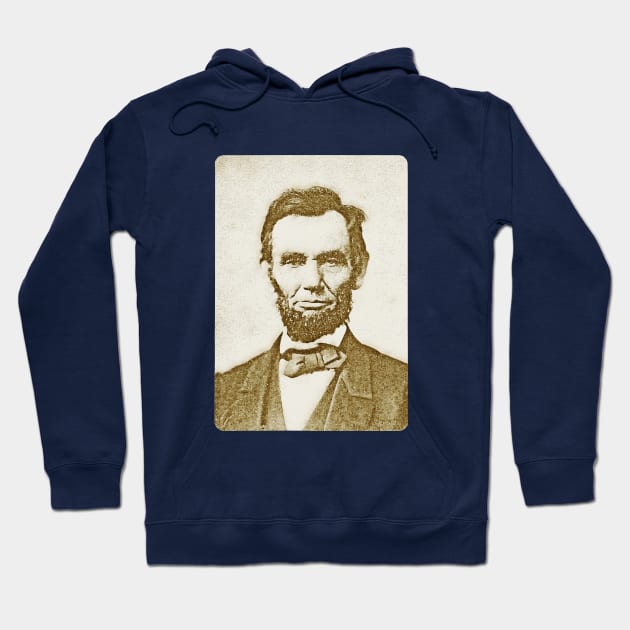 Honest Abe Lincoln Presidential Watercolor Painting Hoodie by terrybain